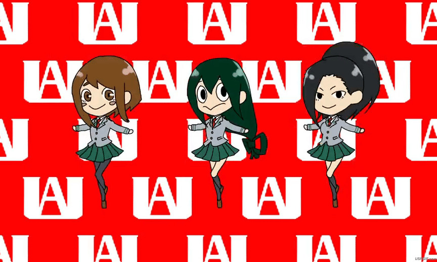My hero academia tsuyu asui desnuda gifs