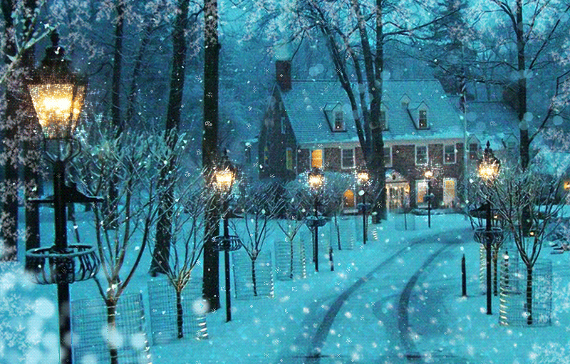 Wunderschöne Winter-GIFs