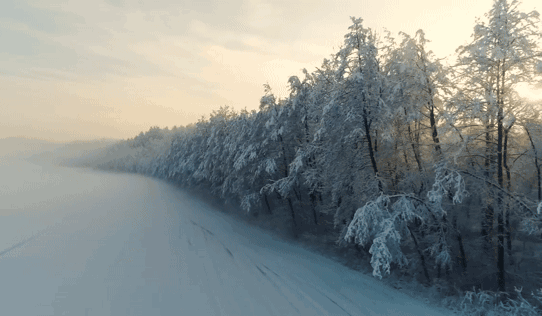 Vackra vinter GIF-bilder