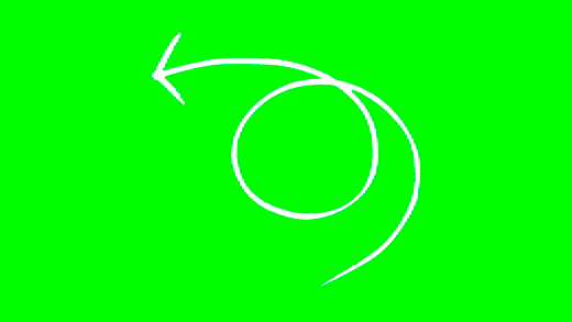 wriggling-arrow-green-screen-background-usagif