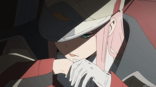 Zero Two GIFs from Darling in the Franxx anime