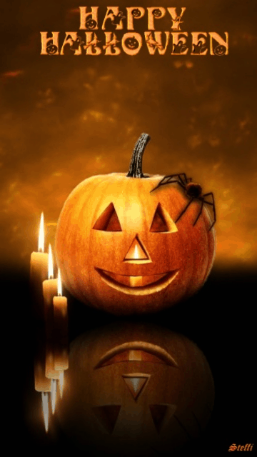 Animerade GIF-bilder för Halloween 