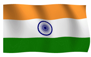 Гифки индийского флага - 30 анимированных GIF изображений