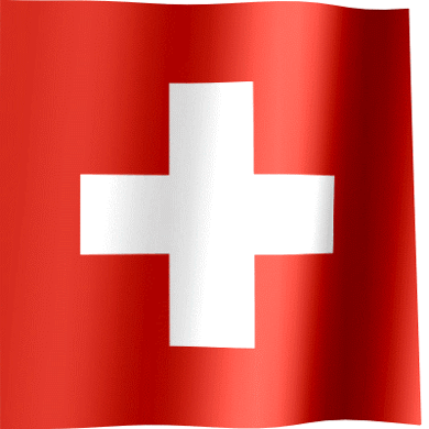 Schweizer Flagge auf GIFs - 30 animierte Bilder einer wehenden Flagge