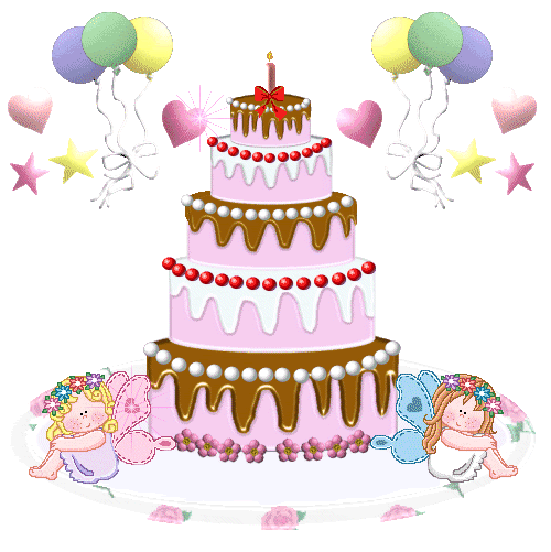 Birthday Cakes GIFs - 115 pieces of GIF animation