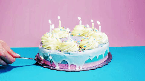 Animierte GIF-Bilder von Geburtstagskuchen - 115 Kuchenbilder