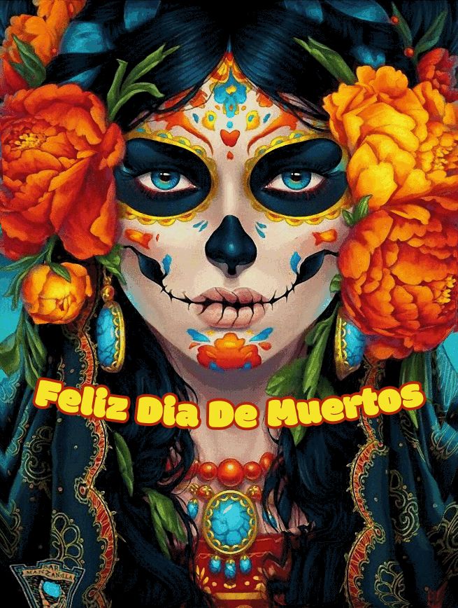 Happy Day Of The Dead GIFs - Animated Pics & Greeting Cards – USAGIF.com