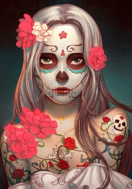 Happy Day Of The Dead GIFs - Animated Pics & Greeting Cards – USAGIF.com