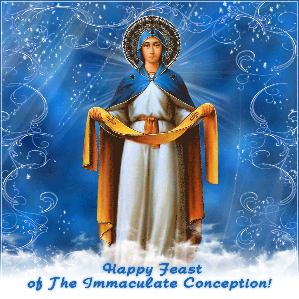 Happy Feast of The Immaculate Conception GIFs