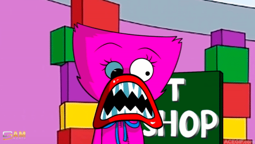 Le GIF di Huggy Wuggy - immagini animate divertenti o spaventose