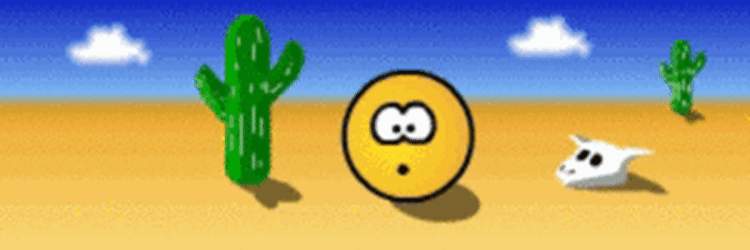 Tumbleweed GIFy - 52 animovaných obrázků zdarma