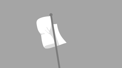 GIF obrázky bílé vlajky - Vzdát se krásně, stáhnout zdarma